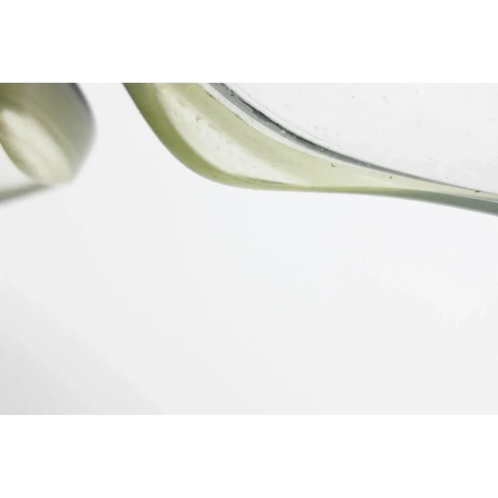 Marchon Ventana 693 Eyeglass Frames Black Sage Green Oval Floral Metal 51-16-135